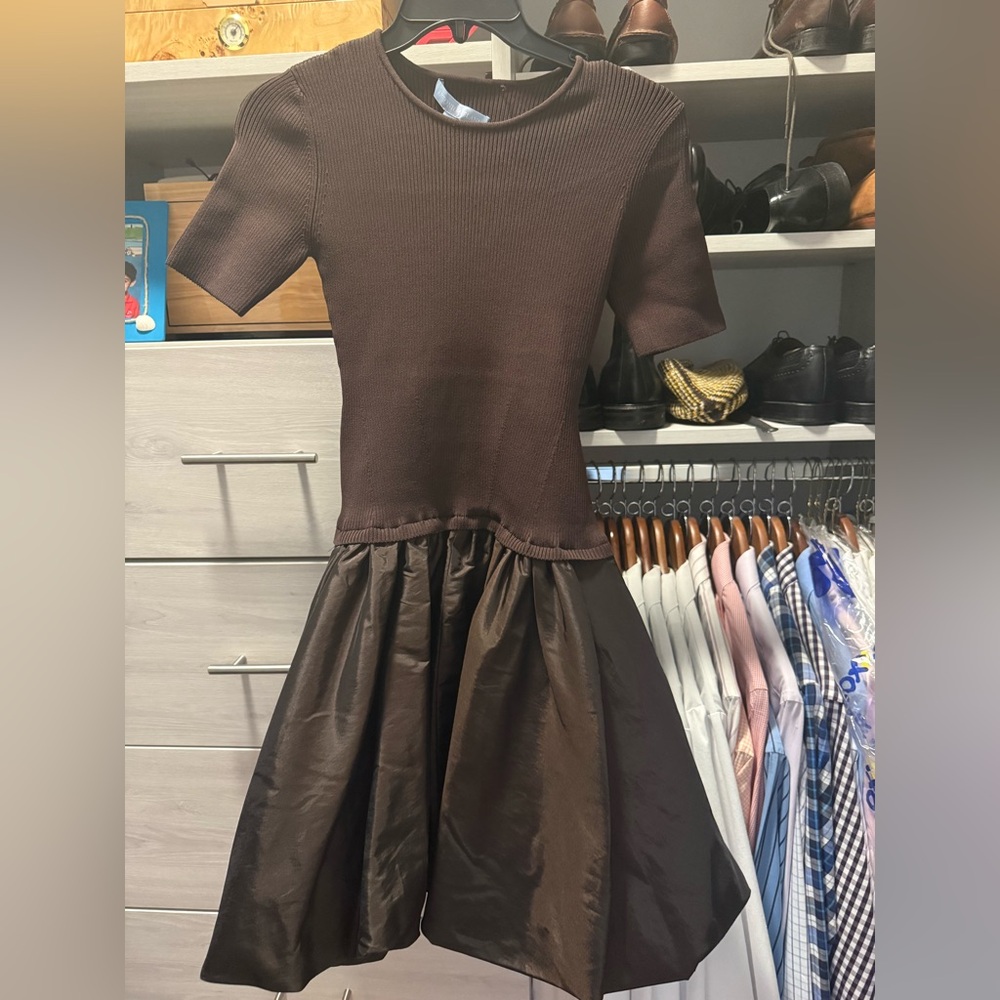 Elegant Chocolate Brown Formal Dress